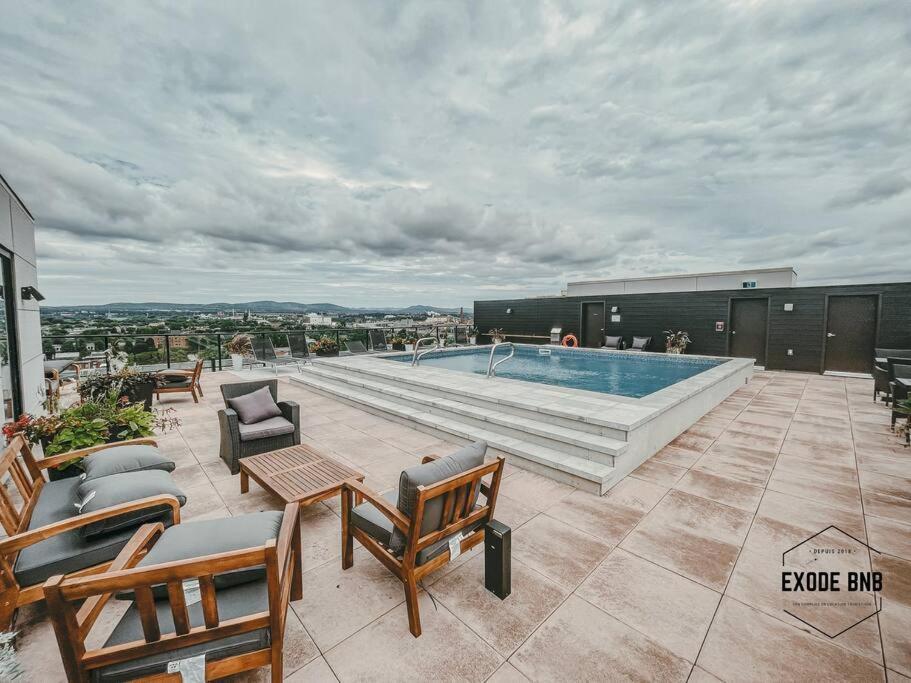 Le Rustique, Chic En Ville, Bbq/ Piscine Ciudad de Quebec Exterior foto